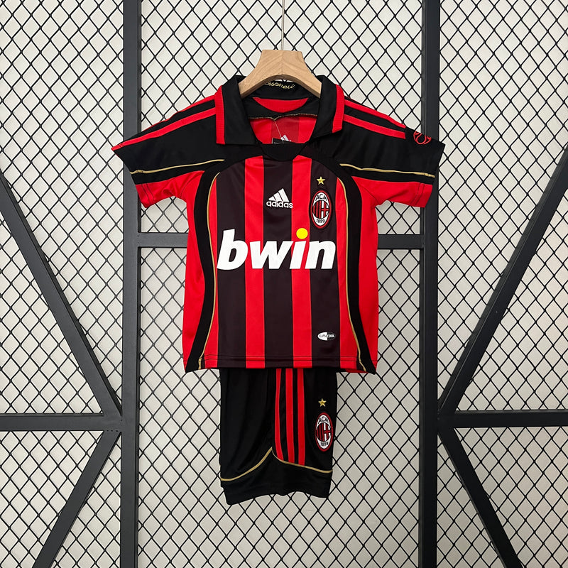 Conjunto Infantil Milan 2006/07 Home