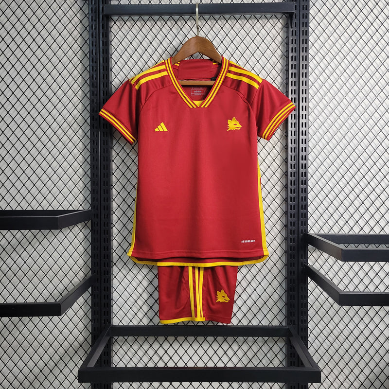 Conjunto Infantil AS Roma 2023/24 - Home