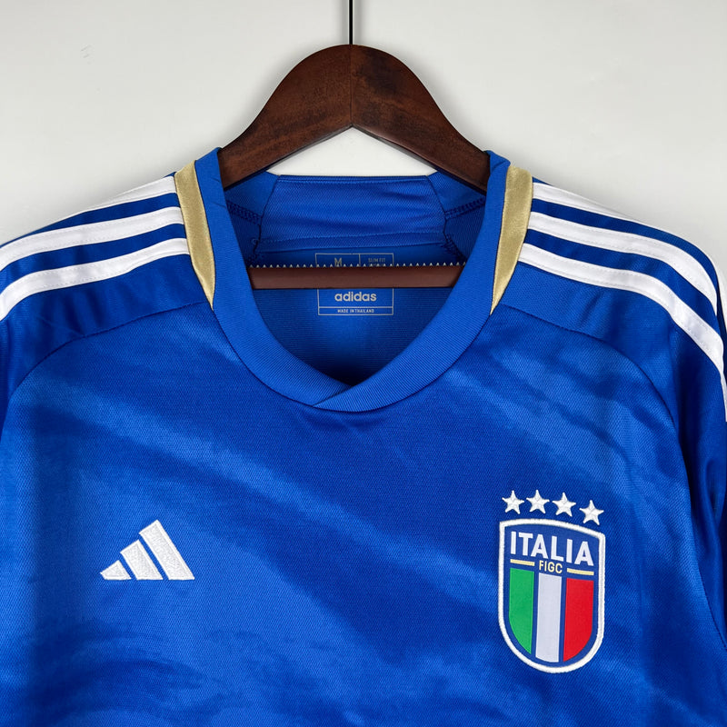 Camisa Longa Itália 2023/24 Home