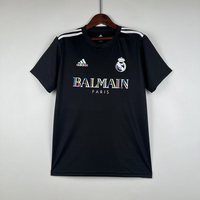 Camisa Real Madrid x Balmain 2023/24 Preta