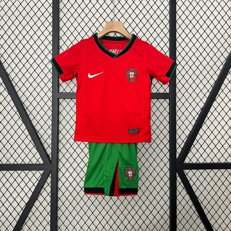 Conjunto Infantil Seleção Portugal 2024/25 Home