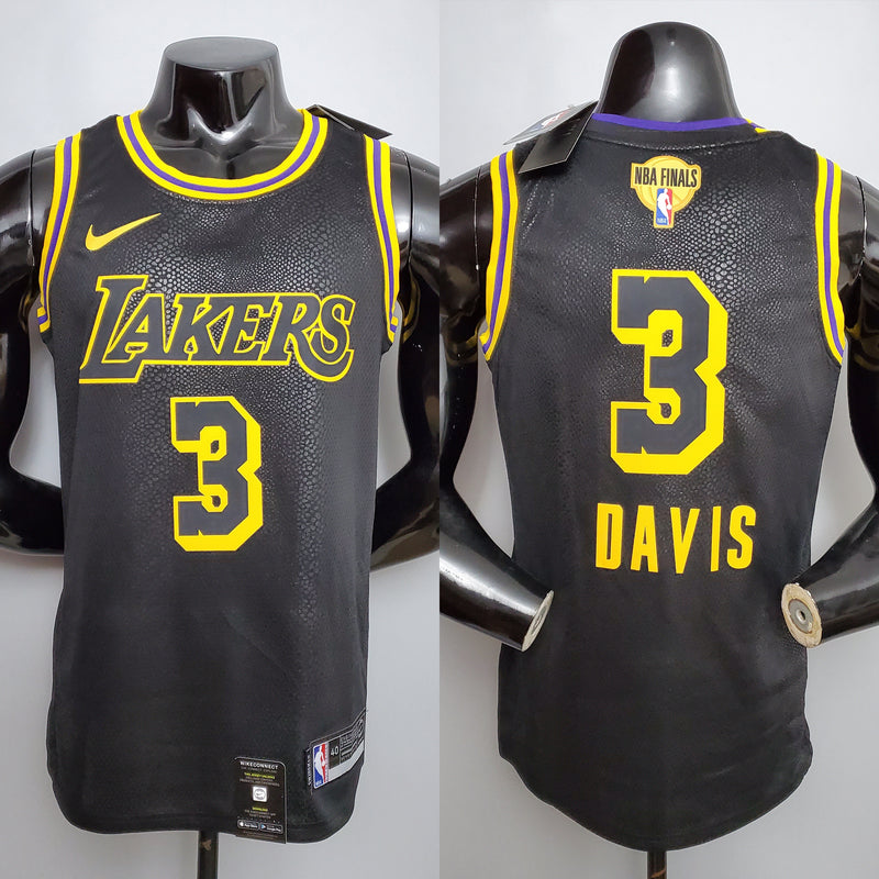 Regata NBA Los Angeles Lakers Black (Escolha seu Jogador)