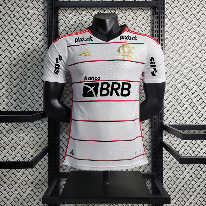 Camisa Jogador Flamengo 2023/24 Away + Patrocinadores