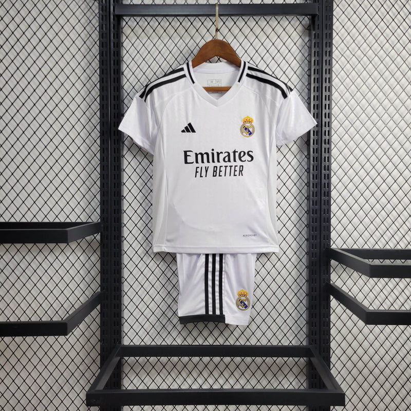 Conjunto Infantil Real Madrid Home 2024/25