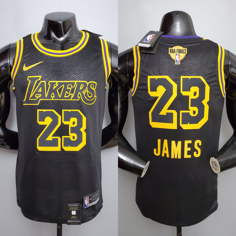 Regata NBA Los Angeles Lakers Black (Escolha seu Jogador)