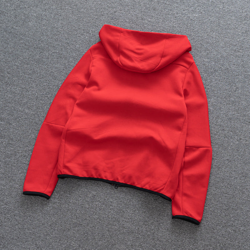 Conjunto Tech Fleece Nike - Vermelho