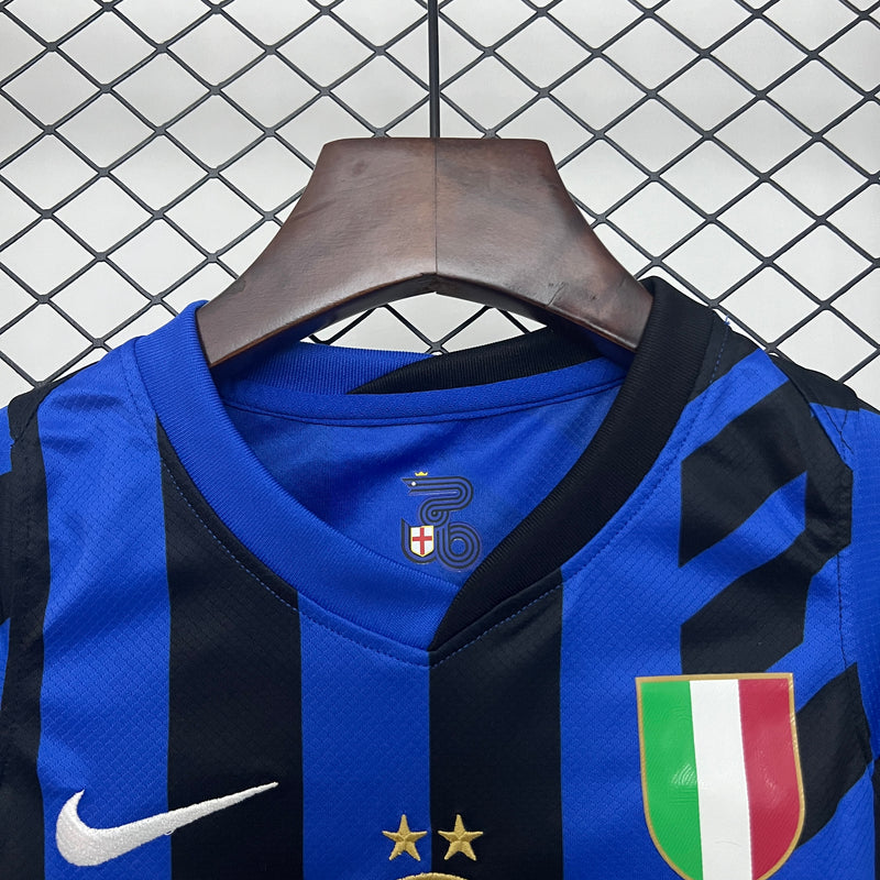 Conjunto Infantil Inter de Milão 2024/25 - Home