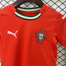 Conjunto Infantil Seleção Portugal 2025 Home