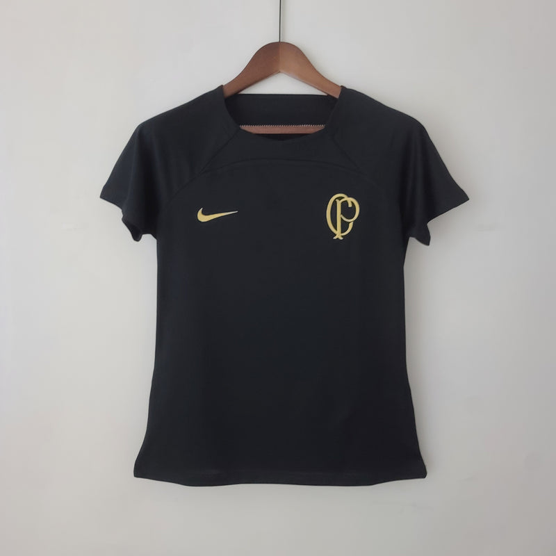 Camisa Feminina Corinthians 2023/24 Treino Preta