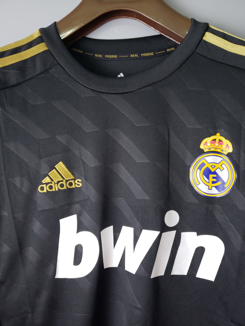 Camisa Retrô Real Madrid 2012 Away Manga Longa