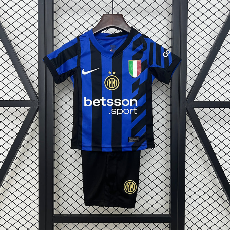 Conjunto Infantil Inter de Milão 2024/25 - Home