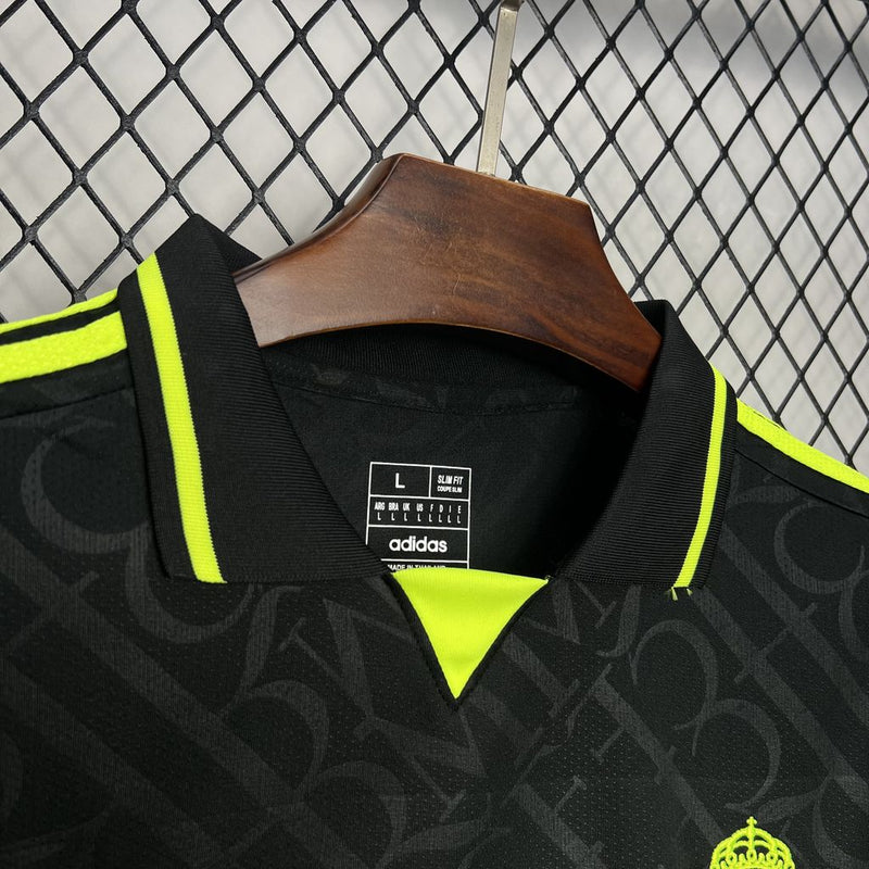 Camisa Real Madrid 2024/25 Black x Neon