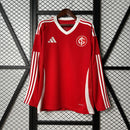Camisa Internacional 2025/26 Home Manga Longa