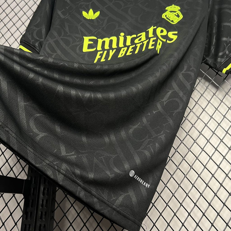 Camisa Real Madrid 2024/25 Black x Neon