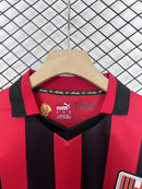 Camisa Milan 2024/25 Manga Longa 125th Vermelha Manga Longa
