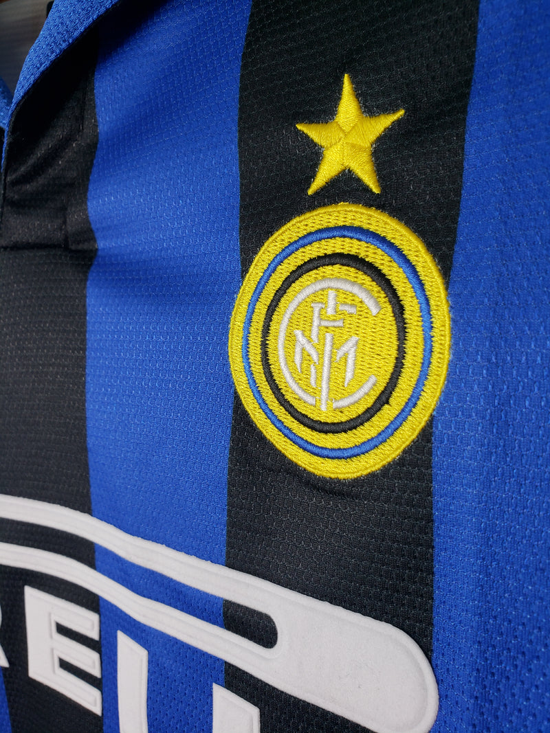 Camisa Retrô Inter de Milão 1998 Home Manga Longa