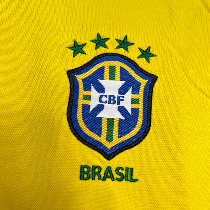 Camisa Retrô Seleção Brasil 1998/98 Home