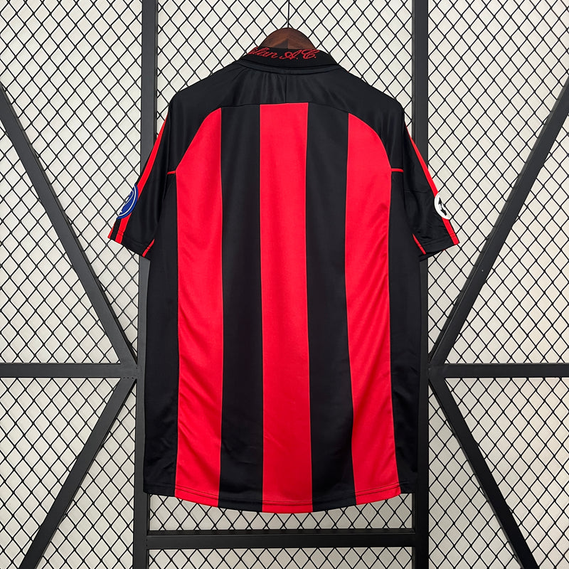 Camisa Retrô Milan 2000/01 Home