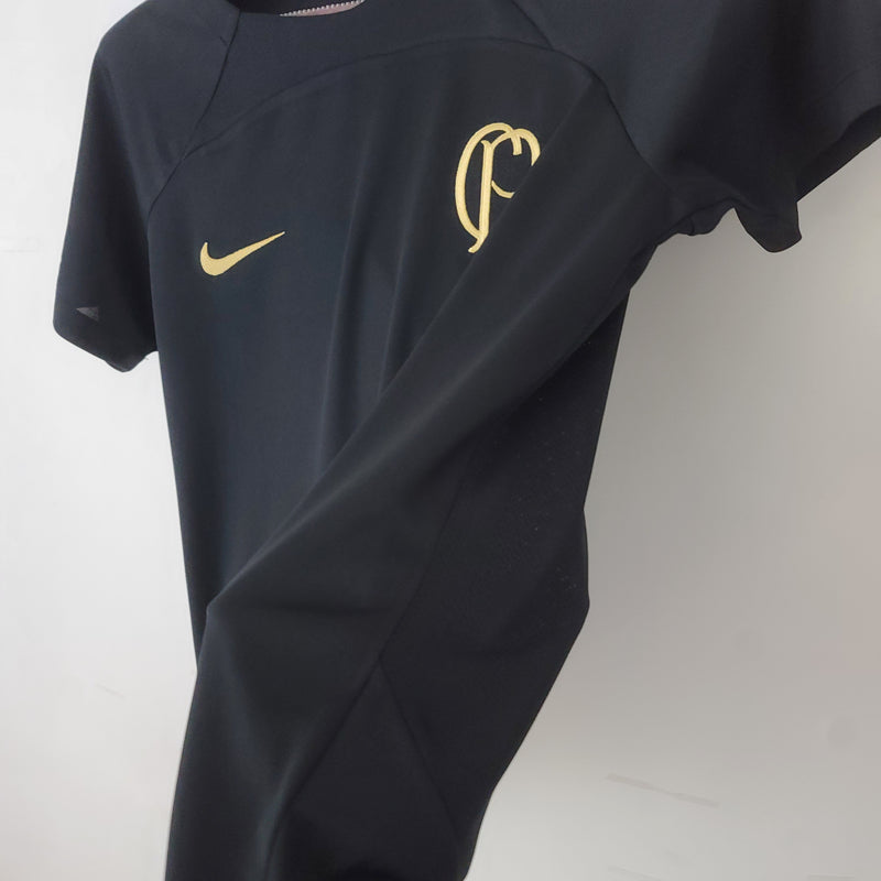 Camisa Feminina Corinthians 2023/24 Treino Preta