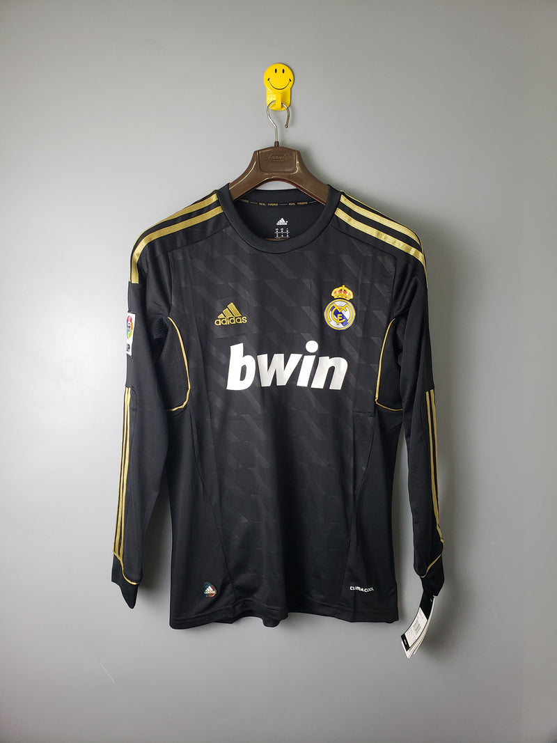 Camisa Retrô Real Madrid 2012 Away Manga Longa