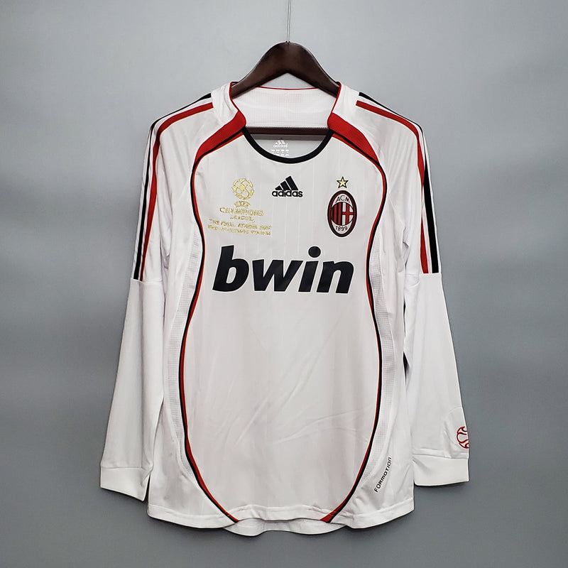 Camisa Longa Retrô Milan 2006/07 Away