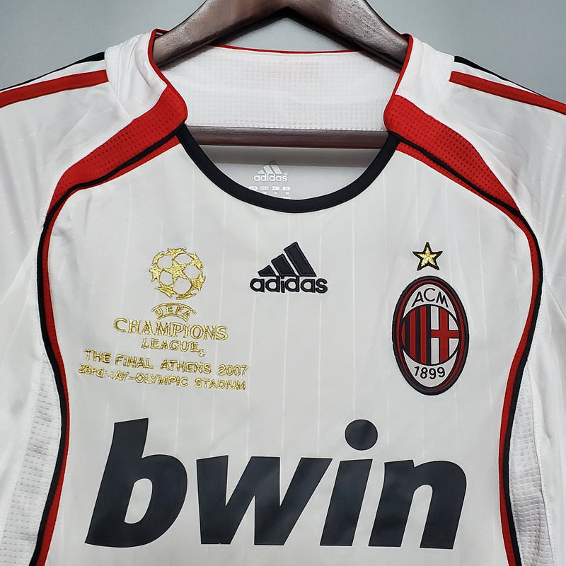 Camisa Longa Retrô Milan 2006/07 Away