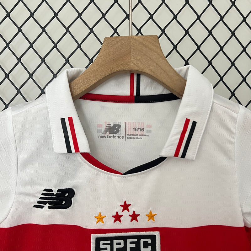 Conjunto Infantil São Paulo 2024/25 - Home