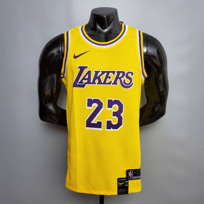 Regata NBA Los Angeles Lakers Yellow (Escolha seu Jogador)