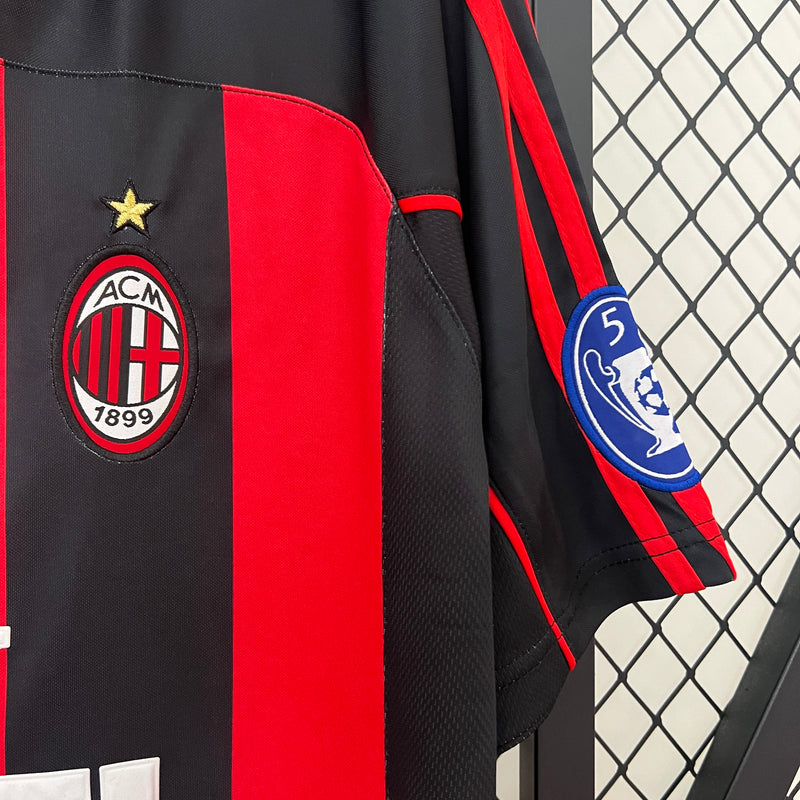 Camisa Retrô Milan 2000/01 Home