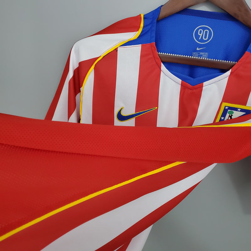 Camisa Retrô Atlético de Madrid 2004/05 Home