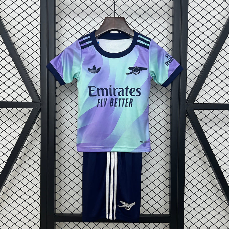 Conjunto Infantil Arsenal 2024/25 - Third