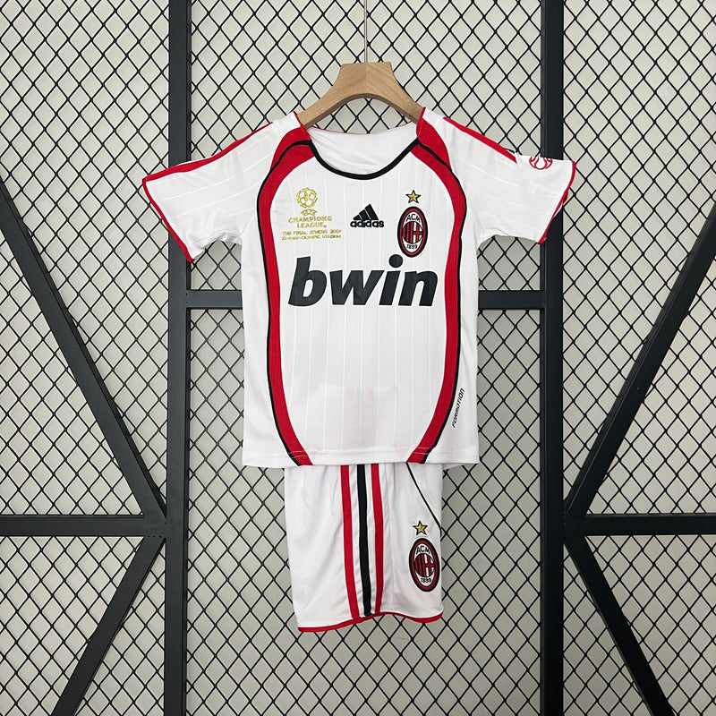 Conjunto Infantil Milan 2006/07 Away