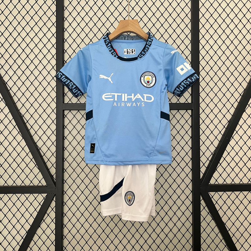 Conjunto Infantil Manchester City 2024/25 Home