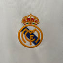 Camisa Retrô Real Madrid 2000/01 Home Manga Longa
