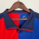 Camisa Retrô Barcelona 1999 Home Manga Longa