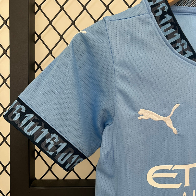 Conjunto Infantil Manchester City 2024/25 Home