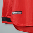Camisa Retrô Manchester United 1999/00 Home Manga Longa
