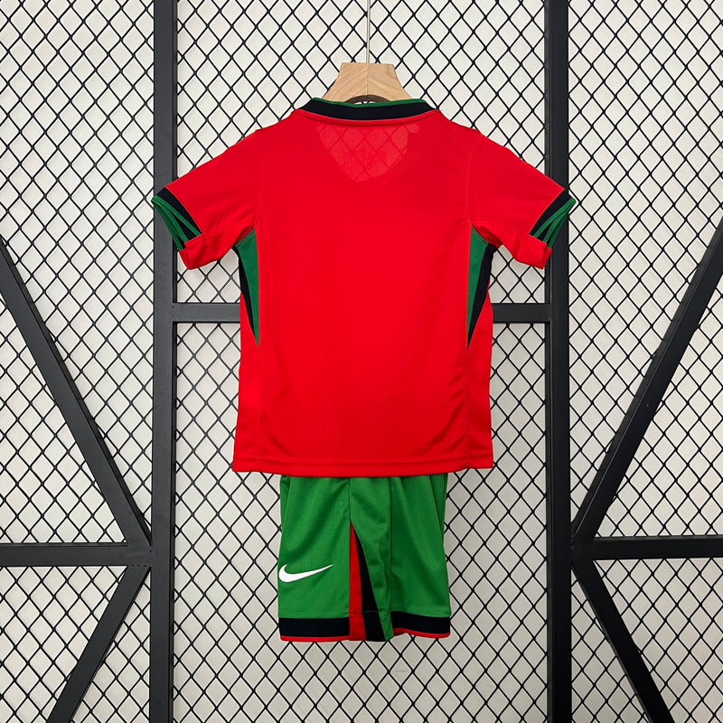 Conjunto Infantil Seleção Portugal 2024/25 Home