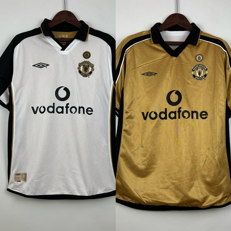 [NOVIDADE] Camisa Retrô Manchester United 2001/02 100th 2024/25