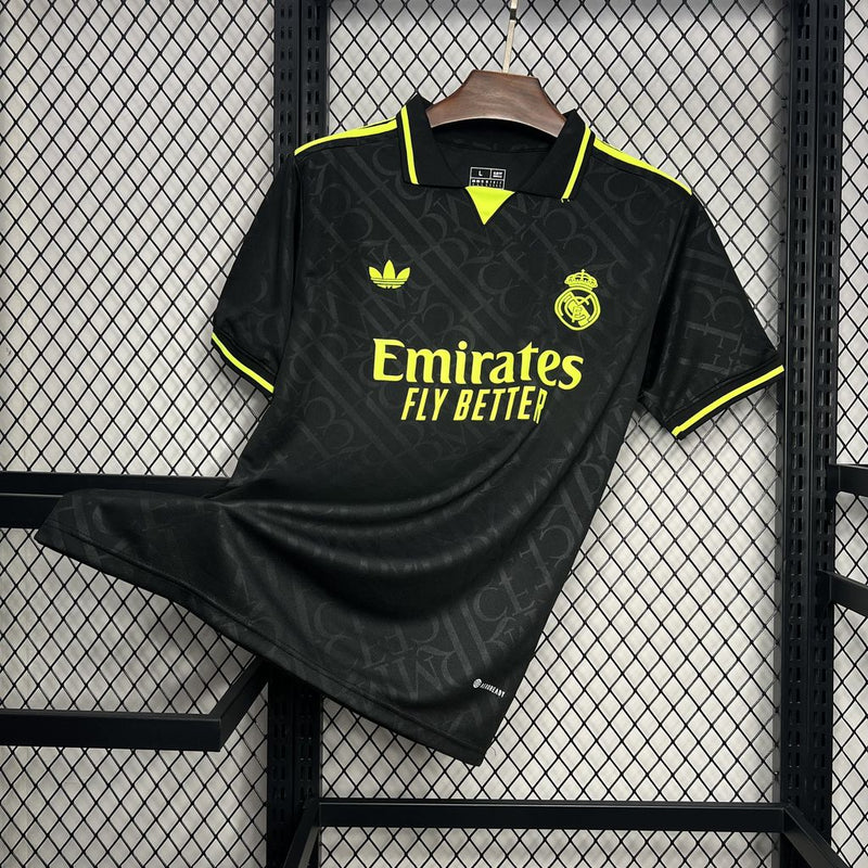 Camisa Real Madrid 2024/25 Black x Neon