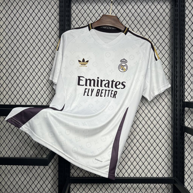 Camisa Real Madrid 2024/25 x LV White