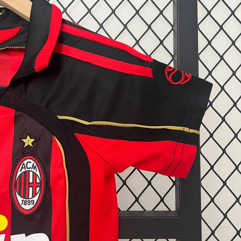 Conjunto Infantil Milan 2006/07 Home