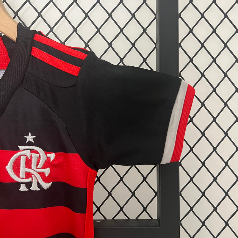 Conjunto Infantil Flamengo 2024/25 Home