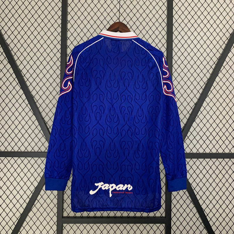 Camisa Retrô Japão 1988 Home Manga Longa