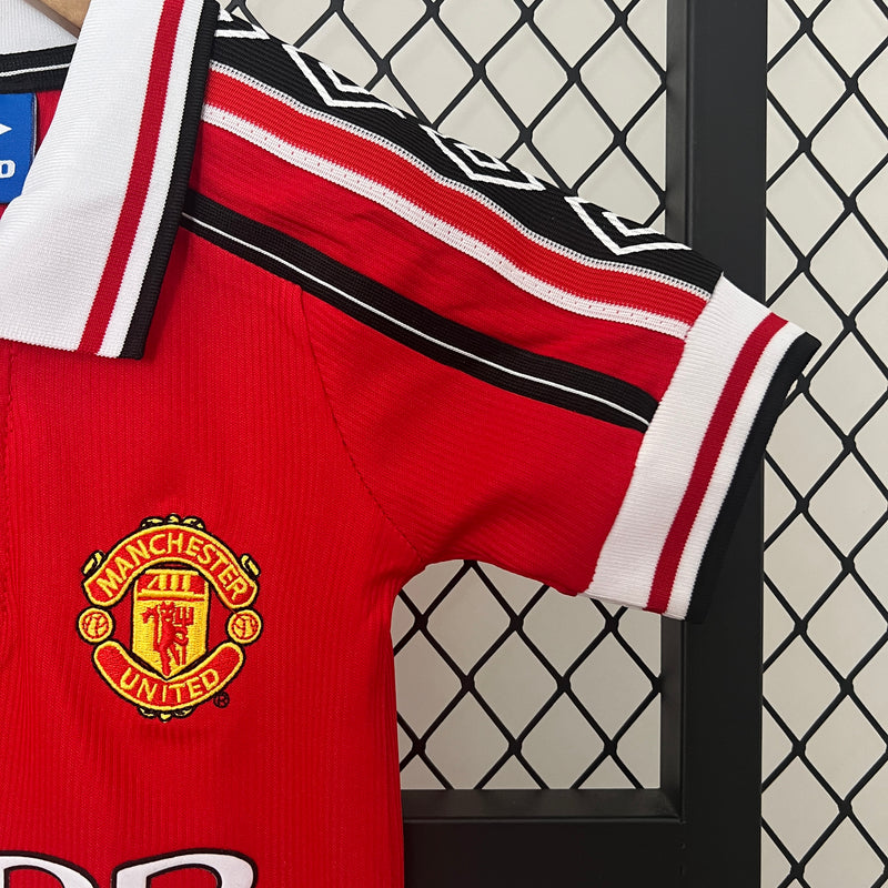 Conjunto Infantil Manchester United 1998/99 Home