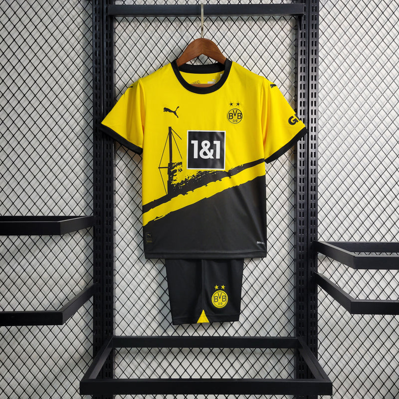 Conjunto Infantil Borussia Dortmund 2023/24 - Home