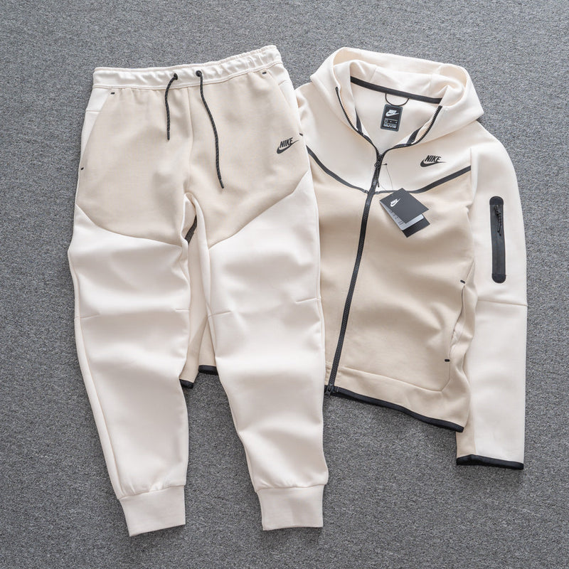 Conjunto Tech Fleece Nike - Creme