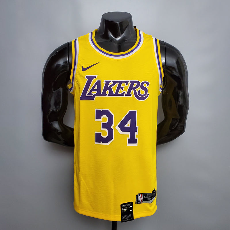 Regata NBA Los Angeles Lakers Yellow (Escolha seu Jogador)