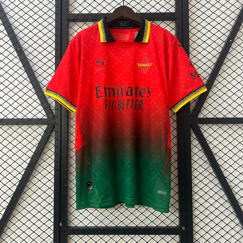 Camisa AC Milan 2025/26 x OFF-WHITE
