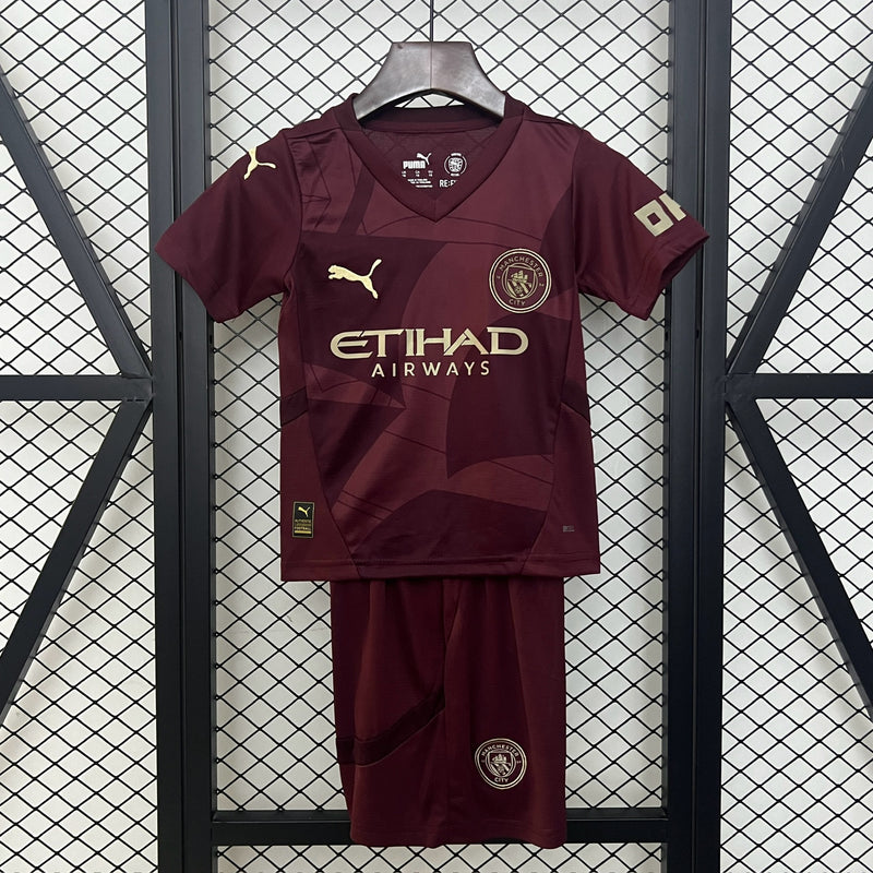 Conjunto Infantil Manchester City 2024/25 Third